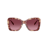 Coach CFU03 HC8461U 59608H-54 Purple Tortoise / Burgundy Gradient Lenses