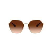 Coach CFU05 HC7194 900574-58 Shiny Light Gold / Brown Gradient Lenses