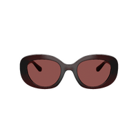 Coach CFU08 HC8463U 596375-51 Transparent Garnet / Wine Solid Lenses