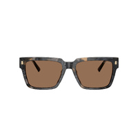 Michael Kors Dubrovnik MK2297U 394573-56 Black Camo Tortoise / Brown Lenses