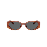 Coach CFU06 HC8462U 577481-54 Caramel Tortoise / Grey Solid Polarised Lenses