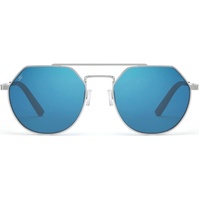 Serengeti Shelby SS533004 Shiny Silver / 555nm Blue Polarised Photochromic Lenses