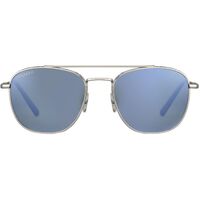 Serengeti Carroll SS542002 Shiny Silver / 555nm Blue Polarised Photochromic Lenses