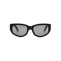 Bask Eyewear Poet 45-0110 Shiny Black / Grey Polarised Lenses