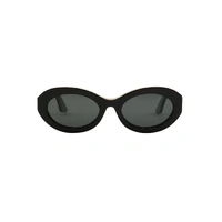 Bask Eyewear Capri 21-3337 Black & Bone / Dark Grey Polarised Lenses