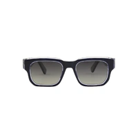 Bask Eyewear Eli 07-3411 Navy & Clear / Grey Gradient Polarised Lenses