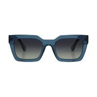 Bask Eyewear Sol 89-6611 Crystal Blue / Grey Gradient Polarised Lenses