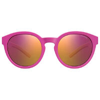 Polaroid Kids PLD 8019/S CYQ AI 45 Dark Pink / Grey Pink Mirror Polarised Lenses