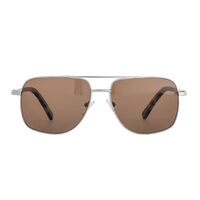 Bask Eyewear Ryse 17-7520 Silver and Matte Tortoise / Brown Polarised Lenses