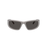 Arnette Zyme AN4358 296187-58 Metallic Silver / Dark Grey Lenses