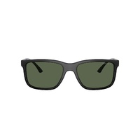 Arnette Headlight AN4359 29919A-57 Black Matte w Shiny / Dark Green Polarised Lenses