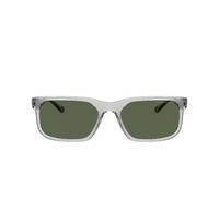 Arnette AN4372 28589A-57 Transparent Light Grey / Dark Green Polarised Lenses