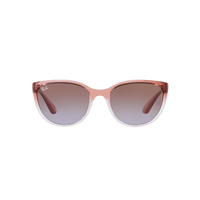 Ray-Ban RB4167 847/68-59 Emma Light Brown Top Transparent / Brown Violet Gradient Lenses