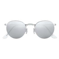 Ray-Ban RB3447 019/30-50 Round Metal Silver / Silver Mirror Lenses