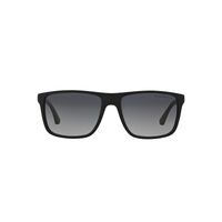 Emporio Armani EA4033 5229T3-56 Rubber Black & Grey / Grey Gradient Polarised Lenses