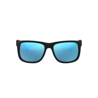 Ray-Ban RB4165F 622/55-55 Justin Black / Blue Mirror Lenses