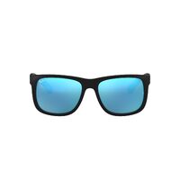 Ray-Ban RB4165F 622/55-55 Justin Black / Blue Mirror Lenses