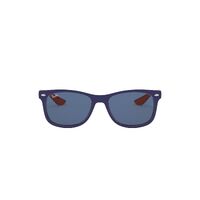 Ray-Ban Junior RJ9052S 178/80-48 New Wayfarer Blue On Orange / Blue Lenses
