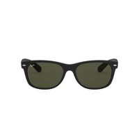 Ray-Ban RB2132 622-58 New Wayfarer Rubber Black / Green Classic G-15 Lenses