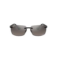 Ray-Ban RB4255 601/5J-60 Black / Silver Mirror Chromance Polarised Lenses