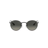 Ray-Ban RB3447N 002/71-50 Round Metal Polished Black / Grey Gradient Lenses