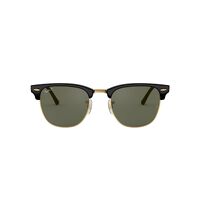 Ray-Ban RB3016F 901/58-55 Clubmaster A Fit Polished Black / G-15 Green Classic Polarised Lenses