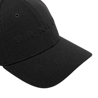 Oakley Bark Embossed Hat FOS902102 04C Pitch Black w Flame Red L/XL