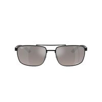 Ray-Ban RB3737CH 002/5J-60 Black / Grey Chromance Polarised Lenses