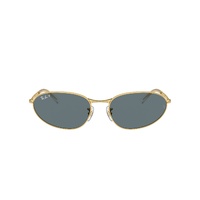 Ray-Ban RB3734 001/3R-56 Arista Gold / Dark Blue Polarised Lenses