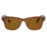 Ray-Ban Wearable x Meta Wayfarer RW4006 670683-50 Shiny Caramel / Brown Classic Polarised Lenses