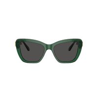 Swarovski SK6018 104587-52 Transparent Dark Green / Dark Grey Lenses