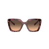 Prada PR23ZS 18N50C-54 Begonia Cognac Tortoise / Brown Gradient Grey Lenses