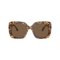 Swarovski SK6001 104073-55 Light Havana / Dark Brown Lenses