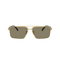 Prada PRA57S 5AK90F-61 Gold / Light Brown Lenses