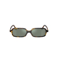 Miu Miu MU11ZS VAU04M-51 Honey Havana / Green Mirror Internal Silver Lenses