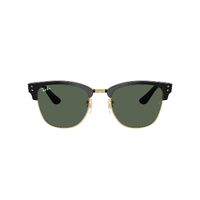 Ray-Ban RBR0504S 6677VR-54 Clubmaster Reverse Black On Arista / Dark Green Lenses