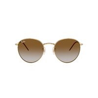 Ray-Ban RBR0103S 001/CB-53 Round Reverse Arista Gold / Clear Gradient Brown Lenses