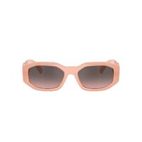 Versace VE4361 539258-53 Nude Opal / Pink Grey Gradient w Silver Mirror Lenses