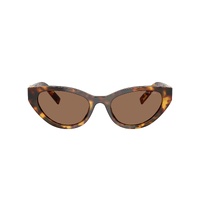 Miu Miu MUA04S 14L60M-54 Honey Havana / Dark Brown Lenses