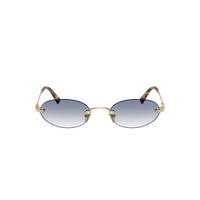 Miu Miu MUA54S ZVN80O-51 Pale Gold / Clear Gradient Light Blue Lenses