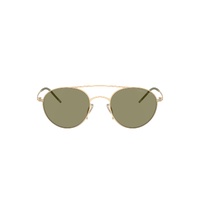 Giorgio Armani AR6169 30022A-48 Matte Pale Gold / Green Lenses