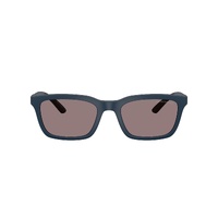 Emporio Armani EA4249U 62607N-55 Matte Blue / Dark Purple Lenses