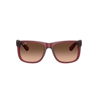 Ray-Ban RB4165 6815A5-55 Justin Rubber Violet / Brown Gradient Lenses