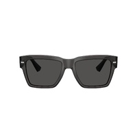 Dolce & Gabbana DG4431 316087-55 Transparent Grey / Dark Grey Lenses