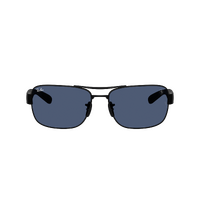 Ray-Ban RB3763M F11980-64 Scuderia Ferrari Collection Matte Black / Dark Blue Lenses