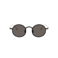 Giorgio Armani AR6173T 3404B1-46 Matte Black / Dark Grey Lenses
