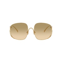 Miu Miu MUA57S 5AK20S-57 Gold / Camomilla Gradient Lenses