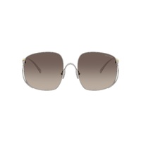 Miu Miu MUA57S 1BC30S-57 Silver / Grey Gradient Lenses