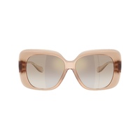 Versace VE4499U 55386E-57 Opal Rose / Brown Gradient Gold Mirror Lenses