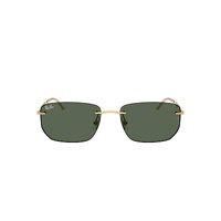 Ray-Ban RB3768 001/71-56 Arista Gold / Dark Green Lenses